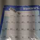 32 x 48 Inch 2026 Folded Wet Dry Erase 12 Month Yearly Laminated Reversible Planner with Julian Dates