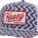 HOOEY Lakota Blue White & Red - Hats Cap, One Size-X-Large