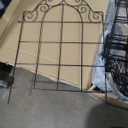 Vivantia Tall Garden Fence Animal Barrier Fence with Gate, 24 in(H) x 18 in(W) 8 Panels Total 8.7 Ft Dog Fences Temporary Borders with 8 Pads Portable Ropes for Anti Dog Defense Fences Outdoor