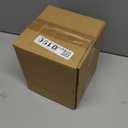 Modern Silvery Small Table Lamp with Cotton Linen Shade, 10.4-inch LED Desk Light, One-Button Switch for Bedroom, Living Room, Nightstand, Includes Warm Light Bulb