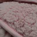 Super Fuzzy Soft Sherpa Fleece Weighted Blanket, 15 lbs Dual Sided Fluffy Heavy Weighted Blankets for Adults - No Bunching with Double Layers of Soft Inner Lining (60"x 80", 15 Pounds) (Pink)
