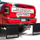 Rock Tamers 00108 - 2" Official Mudflap System - 2" Hitch Receiver, Check Measurements - Removeable and Adjustable Mud Flaps for Trucks - 1 System