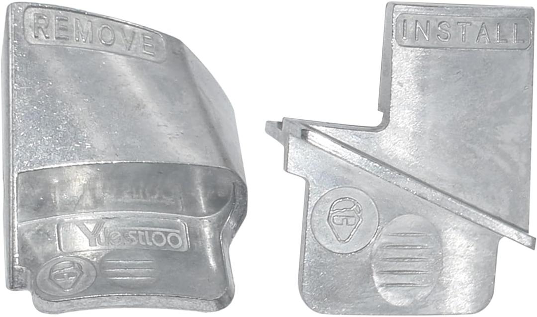 Stretch Belt Mate Kit, 2PCS Metal Stretch Belt Remover Installer Tool Set for Car Truck Trolley and Other Vehicle