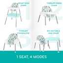 Evenflo Eat and Grow 4-in-1 Convertible High Chair (Prism Triangles)