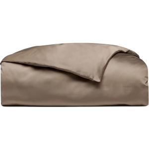 Cozy Earth Luxury Duvet Cover Queen - 100% Viscose from Bamboo - Ultra-Soft, Cooling & Lightweight Duvet Cover - Temperature-Regulating Bedding with Concealed Zip & Interior Snap Closures - Walnut