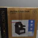 Delta Children MySize Chair Desk With Storage Bin, Dark Chocolate