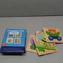 Bekayshad Wooden Puzzles Toddler Toys Gifts for 1 2 3 Year Old Boys Girls, 4 Pack Animal Jigsaw Puzzles Montessori Toys, Learning Educational Christmas Birthday Gifts for Girls Boys Ages 1-3