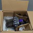 Mattress Vacuum, Bed Vacuum Cleaner with 16Kpa Suction 253.7nm UV-C Light, 145F Heat & 30000 RPM/Min Tapping, HEPA Filter & Ultrasonic, 600W Powerful Vacuums for Bed, Sofa, Couch, Dark Grey(Corded)