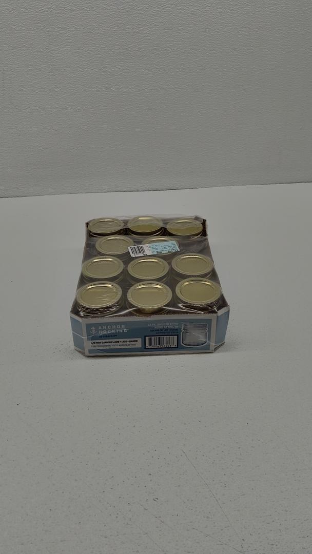 AH REG MOUNT CANNING JARS HALF PINT 11PK