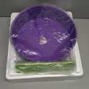 Tafit Quiet Hamster Wheel 10.2 Inch Dual-Bearings Silent Small Animals Running Exercise Wheel Height Adjustable for Syrian Hamsters, Gerbils, Rats, or Other Small Pets, Grape Purple