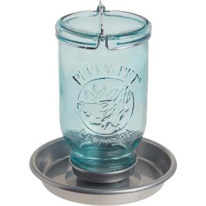 Perky-Pet 1 Mason Jar Wild Bird Waterer 783, Blue