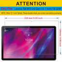 2 x 2 Pack, Screen Protector for Teclast P40HD 10.1 Inch Tablet Tempered Glass Film [235 * 154mm/ 9.25 * 6.06 inch]