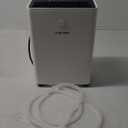 1500Sq.Ft Dehumidifier, 30Pint Dehumidifiers for Home, Quiet Dehumidifier for Bathroom, Basement, Bedroom and RV, with 6.56FT Drain Hose,0.66Gal Water Tank, 3-Color Humidity Light (White)