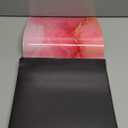 Tinideya 4 Pcs School Locker Magnetic Wallpaper 12 x 36 Inch Magnetic Removable Locker Sticker Accessories for Middle High School Students University Office Accessories(Marble,Pink)