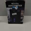 NineSky Dehumidifiers for Home, 95 OZ Water Tank, (1000 sq.ft) Dehumidifiers for Bathroom Bedroom Basement with Auto Shut Off,7 Colors LED Light(Black)
