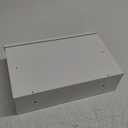 Wall-Mount Mailbox with Flag, Large Capacity Mailboxes for Outside House with Planter & 3 Sets of 0-9 Mailbox Number Stickers, Galvanized Steel Rust-Proof Post Box Metal Mail Box (White)