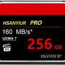 256GB UDMA 160MB/sHigh-Speed Transfer, Large Capacity CF Card for Professional Photographers, Videographers & Enthusiasts