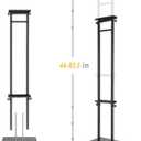 Poster Stand Heavy Duty Poster Board Stand, Double-Sided Poster Sign Stand Up to 83 inches, Adjustable Poster Holder for Outdoor Display, 1PACK, Black