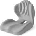 Lotarrotta Ergonomic Car Seat Cushion with Lumbar Support for Truck Driver, Multi - Purpose Orthopedic Seat Pillow for Office Chair, Car, Dining Chair as Gift, Sciatica Relief for Back, Hip, Leg Pain (Standard, Grey)