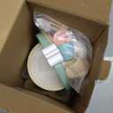 23pcs Wooden Tea Set for Little Girls, Toddler Tea Set Wooden Toys Play Kitchen Accessories with Cupcake Stand and Tray, Kids Tea Party Set Pretend Play Food Birthday Gift Playset