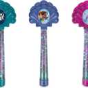 SwimWays Disney Princess Ariel Glitter Dive Wands Diving Toys 3 Pack, Bath Toys and Pool Party Supplies for Kids Ages 5 and Up