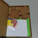 Fennoral 24 Pack Gingerbread Man Craft for Kids Make You Own Gingerbread Man Foam Stickers Ornament DIY Arts and Crafts for Kids Girls Boys Chirstmas Party Supplies Christmas Tree Decoration