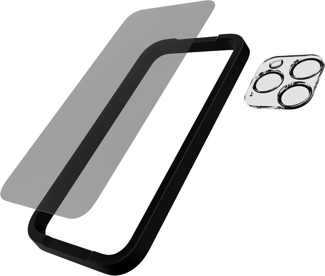 Tech21 Impact Glass/Camera protection bundle for iPhone 15 Pro - privacy screen protector