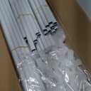 LANTEFUL 6 Tier Shoe Rack Storage for 24-30 Pairs Shoe and Boot, Shoe Organizer with Hook and Side Pocket Free Standing Long Shoe Shelf Tall Shoe Rack Organizer for Closet, Entryway, Dorm, White