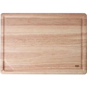 Dexas Rubberwood Pour Spout Cutting Board 21" x 15" x 1" | Juice Groove, Easy-Pour Corner, Heavy-Duty Wood Board for Carving & Chopping