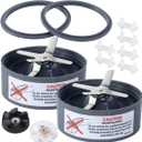 2-pack NutriBullet Replacement Parts Extractor Blade Fits NutriBullet 600w Pro 900w Blender