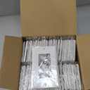 CML Decorator Wall Plates, 50 Pack Electrical Outlet Receptacle Covers, 1-Gang Switch Plates, Standard Size 2.76 x 4.5, Impact Resistant, UL Listed, White, Contractor Pack