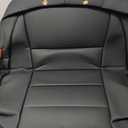 EKR Sienna Seat Covers for 2011-2020 Toyota Sienna LE,XLE, SE,XLE Premium 2nd Row 4/2/4 Split,8 Seats,Waterproof Car Seat Cover Full Set,Car Seat Protectors- Three Row,Leather(Black)
