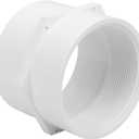 4" Socket x Female Pipe Thread Adapter PVC Pipe Fittings Furniture Grade SCH40 2-Way PVC Hose Adapter Coupling with 4" Female Hose Thread for Sprinkler, Irrigation