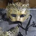 Masquerade Masked Ball Party Prom Fancy Dress Costume Accessory, Unisex-Adult, 49 pieces