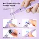 Ear and Nose Hair Trimmer for Women, 2026 Professional Painless 2 in 1 USB Rechargeable Eyebrow & Facial Hair Trimmer, Precision Tool with Powerful Motor and Dual-Edge Blades, IPX7 Waterproof
