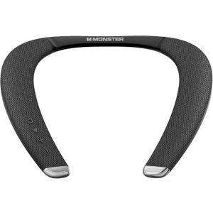 Monster Boomerang Petite Neckband Bluetooth Speakers, Neck Speaker with 15H Playtime, aptX High Fidelity 3D Stereo Sound, Low Latency, Built-in Mic, IPX5 Waterproof Wearable for Home Outdoor