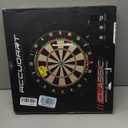 Accudart Classic Bristle Dartboard Official 18 x 1.5 Sisal Board, SelfHealing Fibers, StapleFree Bullseye, Reduced BounceOuts Ideal for SteelTip Darts