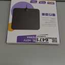 TV Antenna Indoor Long Range 900 Miles, Supports 4K 1080p Smart TV Signal Reception with Signal Amplifier 16ft HDTV Coax Cable