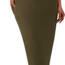 PRETTYGARDEN Women's Off The Shoulder Maxi Dresses 2025 Summer Formal Elegant Cocktail Party Wedding Guest Long Dress (Army Green)