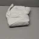 Fruit of the Loom Men's Stay-Tucked Cotton Crew Undershirts, Tall Man, White, 6-Pack, Large