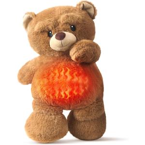 Dreamegg Microwavable Stuffed Animal, 1.43 Lbs Teddy Bear, Washable Cover, Cute Heatable Plushies, Gifts for Women Girls Adults and Kids