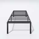 LUMUNANCE Metal Bed Frame Twin Size - 18 Inch Heavy-Duty Twin Platform Bed Frame No Box Spring Needed, Easy Assembly, Noise-Free, Sturdy Mattress Foundation, Underbed Storage Space