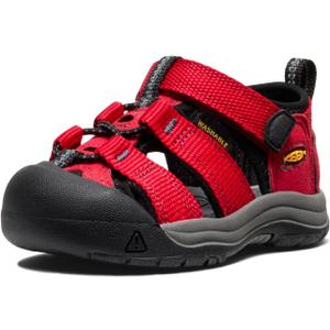 KEEN Unisex-Child Newport H2 Closed Toe Water Sandals (6 Big Kid, Ribbon Red/Gargoyle) KEEN Unisex-Child Newport H2 Closed Toe Water Sandals (6 Big Kid, Ribbon Red/Gargoyle)