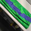 Swing Set Replacement Tarp, 210D Oxford Cloth Swing Set Canvas Cover, Waterproof and Dust Proof Canopy Cover, Multicolor, for Hiking, Camping(Green + Gray + Blue)