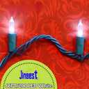 200 LED Cool White Christmas Lights, UL Certified and Commercial Green Wire String Lights 66ft, for Indoor and Outdoor Winter, Wedding, Garden, Patio.