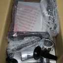 Electric Meat Grinder, [3200W Max] Meat Grinder Heavy Duty for Home Use, Sausage Stuffer with 2 Blades, 4 Grinding Plates, 3 Sausage Tubes, Kibbe Kit, Stainless Steel (Black)