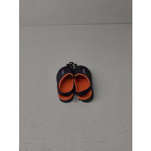 B NAVY SHARK CHARM CLOG 2