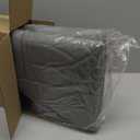 2-Pack Leather Front Car Seat Covers - Bottom Car Seat Covers Fully Wrapped, Non-Slip and Waterproof, Fits Most Vehicles Gray