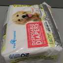 Paw Inspired 20ct Disposable Dog Diapers | Female Dog Diapers Ultra Protection | Diapers for Dogs in Heat, Excitable Urination, or Incontinence (X-Large)