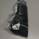 Barkworthies Dog Raincoat - Waterproof Winter Jacket with Velvet Inner, Reflective Strip, Black, XL